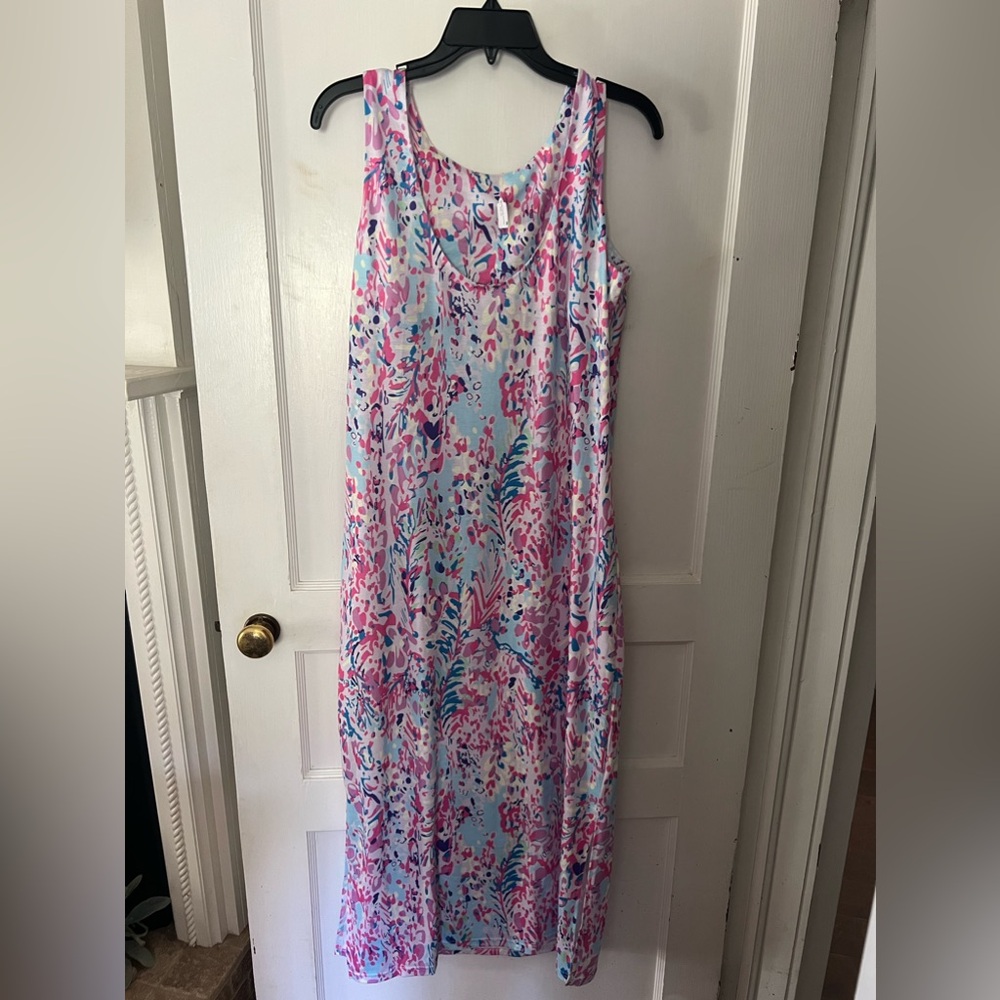 NWT medium pink maxi dress